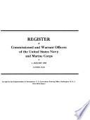 Register of the Commissioned and Warrant Officers of the Navy of the United States and of the Marine Corps