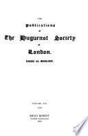 Registers of the French Non-Conformist churches of Lucy lane and Peter street, Dublin