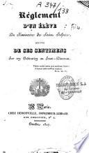 Règlement d'un élève du séminaire de Saint Sulpice