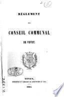 Règlement du Conseil communal de Vevey