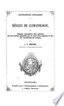 Règles de climatologie