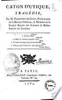 Regulus, tragedie en trois actes, representee pour la premiere fois par les Comediens Francois, le 31 juillet 1773. Par Mr. Dorat