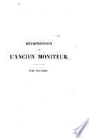Réimpression de l'ancien Moniteur: Constituante