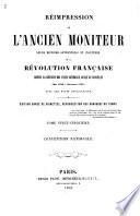 Réimpression de l'ancien Moniteur: Convention nationale