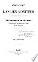 Réimpression de l'ancien Moniteur: Directoire exécutif