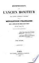 Reimpression de l'ancien Moniteur