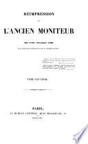 Réimpression de l'ancien Moniteur