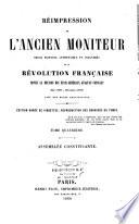 Réimpression de l'ancien Moniteur