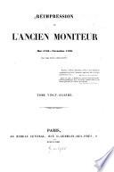 Réimpression de l'ancien moniteur