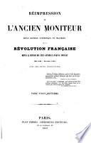Reimpression de l'ancien Moniteur