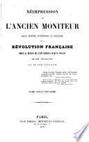 Reimpression de l'ancien Moniteur