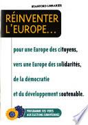 Réinventer l'Europe--