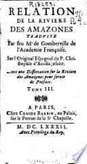 Relation de la Riviere des Amazones