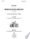 Relation des troubles de Gand sous Charles-Quint