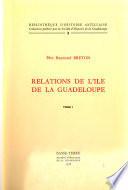 Relations de l'île de la Guadeloupe