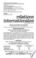 Relations internationales