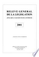 Relevé général de la législation