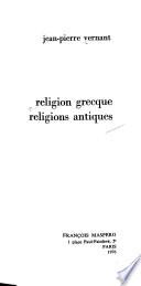 Religion grecque, religions antiques