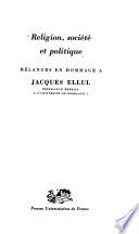 Religion, société et politique