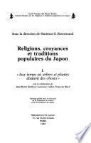 Religions, croyances et traditions populaires du Japon