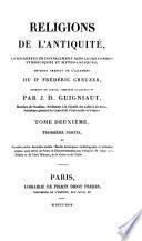 Religions de l'antiquité, considérées principalement dans leurs formes symboliques et mythologiques
