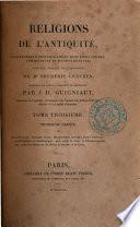 Religions de l'antiquité considérées principalement dans leurs formes symboliques et mythologiques