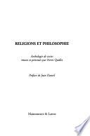 Religions et philosophie