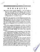 Remarques sur la carte réduite des isles Philippines, qui a été dressée au Dépôt des cartes & plans de la Marine, pour le service des vaisseaux du Roi, par ordre de M. Rouillé, ... ayant le département de la Marine 1752[Jacques Nicolas Bellin]