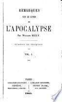 Remarques sur le livre de l'Apocalypse. Trad