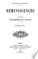 Réminiscences, souvenirs d'Angleterre et d'Italie