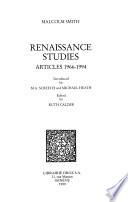 Renaissance Studies : articles 1966-1994