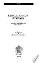 Renaud Camus, écrivain