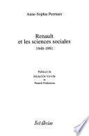 Renault et les sciences sociales