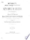 Rendiconti delle udienze pubbliche dell'Alta Corte di Giustizia nel dibattimento della causa contro l'Ammiraglio ... C. Pellion di Persano ... Seconda edizione ufficiale riveduta