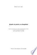 Rendre la justice en Dauphiné