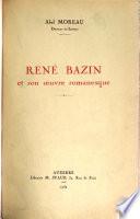 René Bazin et son œuvre romanesque