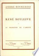 René Boylesve et le problème de l'amour
