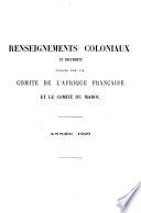Renseignements coloniaux et documents