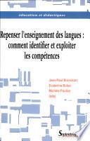 Repenser l'enseignement des langues : Comment identifier et exploiter les compétences