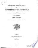 Répertoire archéologique du département du Morbihan