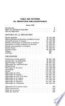 Répertoire bibliographique de la philosophie