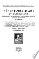 Répertoire d'art et d'archéologie