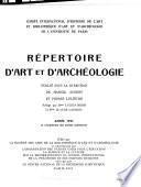 Répertoire d'art et d'archéologie