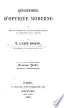 Répertoire d'optique moderne