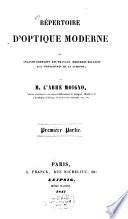 Repertoire d'Optique Moderne