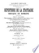 Répertoire de la statuaire grecque et romaine