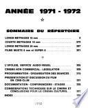 Répertoire des Films Citevox-Ufoleis. Programmation