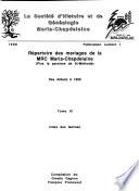 Répertoire des mariages de la MRC Maria-Chapdelaine (plus la paroisse de St-Méthode): Index des femmes