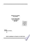 Répertoire des mariages de la Paroisse Saint-Philippe de Trois-Rivières, 1909-1992