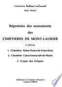 Répertoire des monuments des cimetières de Mont-Laurier
